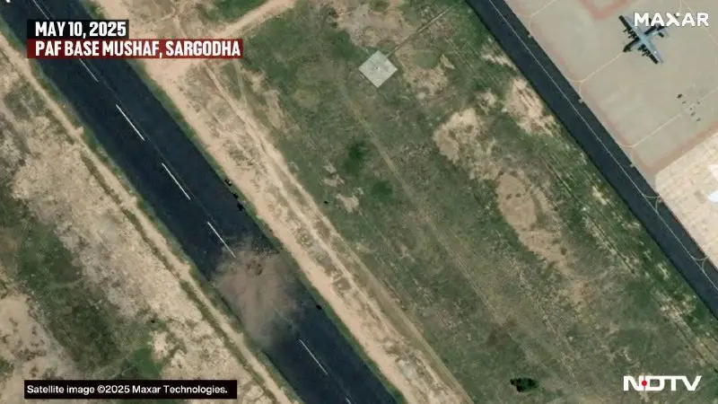 Показаны последствия индийских ударов по авиабазам в Пакистане
