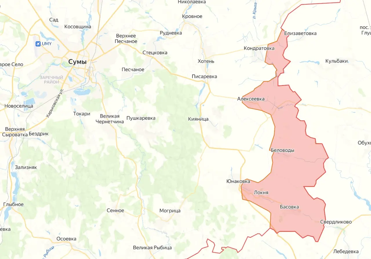 ВС РФ расширяют плацдарм в Сумской области: взяты Водолаги, Владимировка и Константиновка