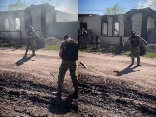 Рэпер снял клип на фоне разрушенного дома в Судже, вызвав скандал (ФОТО, ВИДЕО) Рэпер снял клип на фоне разрушенного дома в Судже, вызвав скандал (ФОТО, ВИДЕО)