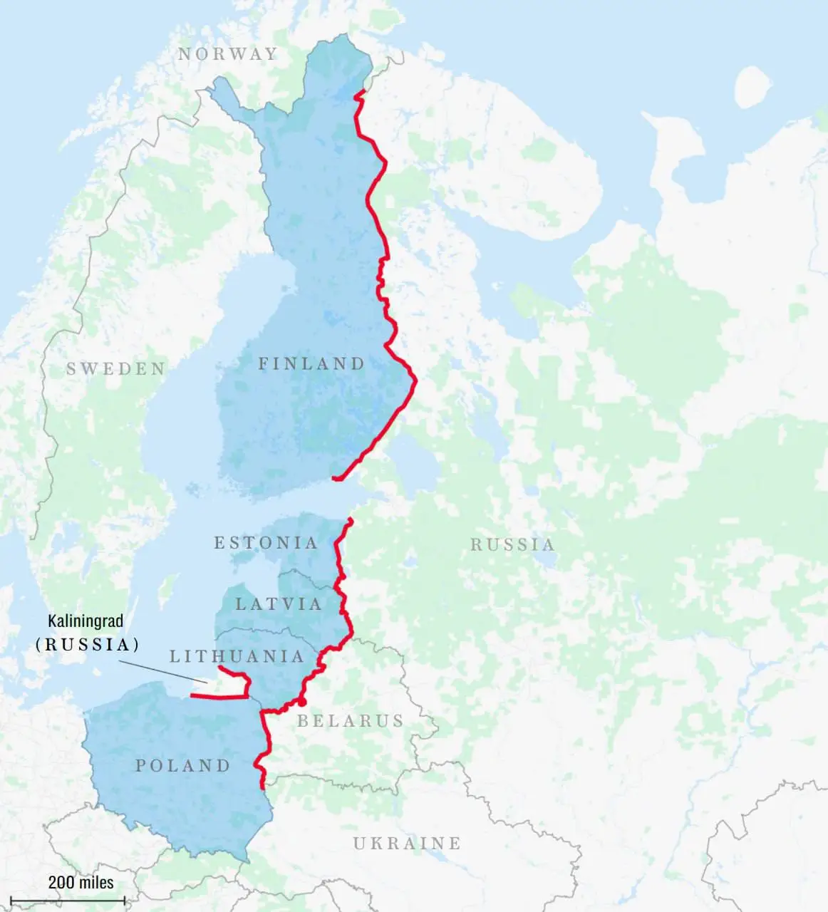 НАТО готово заминировать 2400 км российской границы НАТО готово заминировать 2400 км российской границы
