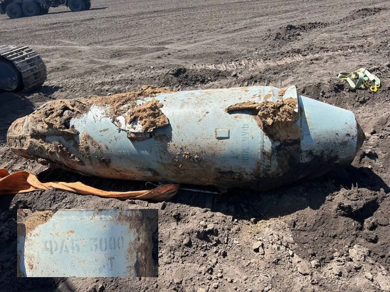 На Украине впервые нашли несработавшую ФАБ-3000 На Украине впервые нашли несработавшую ФАБ-3000