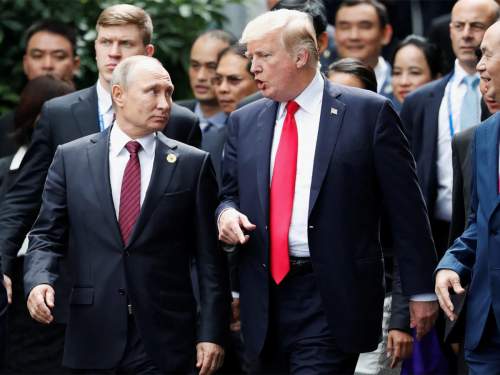 «Очень приятные заявления»: Трамп неожиданно похвалил Путина «Очень приятные заявления»: Трамп неожиданно похвалил Путина