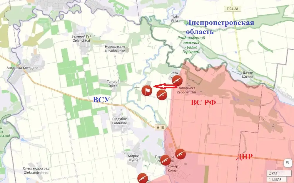 Минобороны: освобождено село Красная Звезда (Червона Зірка) в ДНР Минобороны: освобождено село Красная Звезда (Червона Зірка) в ДНР