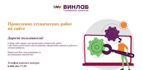 Сеть алкомаркетов «Винлаб» не работают по России из-за кибератаки: хакеры требует выплаты денег (ФОТО)