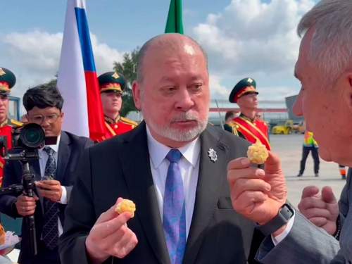 Король Малайзии прилетел в Казань на «золотом» самолете (ФОТО, ВИДЕО)