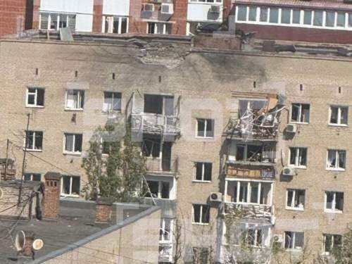 Момент удара БПЛА в многоэтажку в Ростове-на-Дону попал на видео, (ФОТО, ВИДЕО)