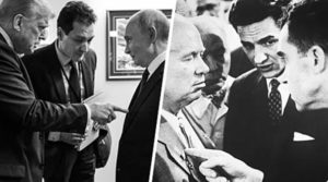 На фото Трампа и Путина заметили «путешественника во времени» (ФОТО)