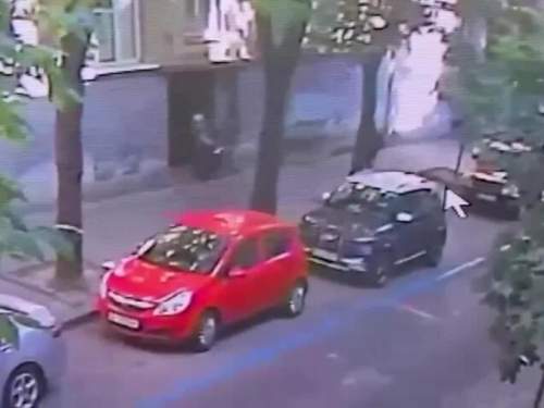 Момент убийства экс-спикера Рады Парубия по Львове попало на видео (ВИДЕО)