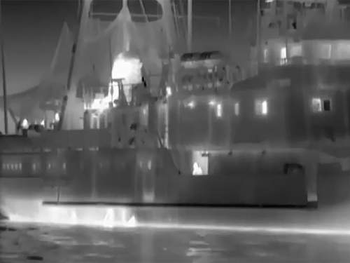 Уничтожение корабля ВСУ «Симферополь» российским БЭКом сняли на видео (ВИДЕО)