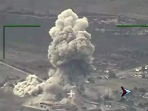 Видео сброса трехтонной бомбы на бригады ВСУ появилось в Сети (ВИДЕО)