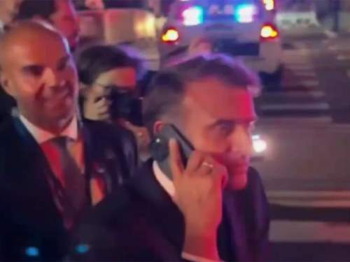 Макрона остановили копы в Нью-Йорке: ему пришлось публично звонить Трампу (ВИДЕО)