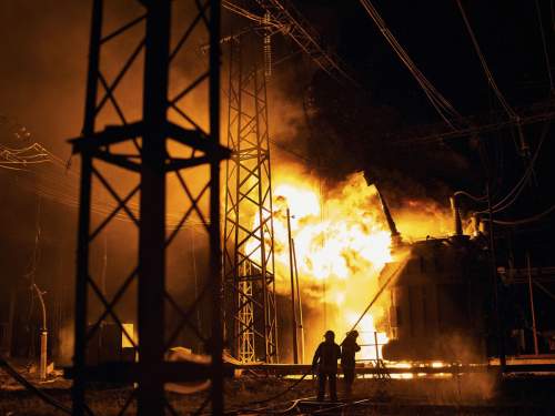 «Города погрузились во тьму»: ВС РФ вывела из строя ключевые ГЭС и ТЭС Украины (ФОТО, ВИДЕО)