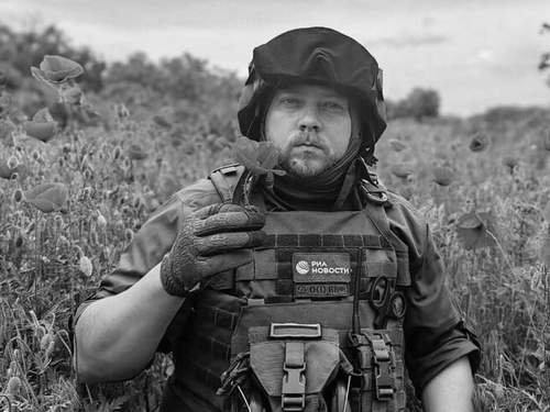 В Запорожской области от удара БПЛА погиб военкор РИА &laquo;Новости&raquo; Иван Зуев