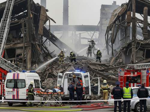 Число погибших при взрыве на предприятии в Копейске выросло до девяти (ВИДЕО)