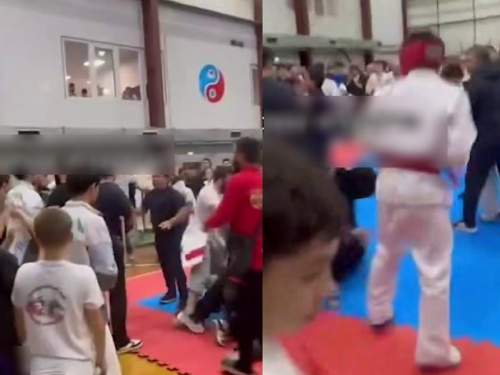 Массовая драка на чемпионате ХМАО по рукопашному бою попала на видео (ВИДЕО)