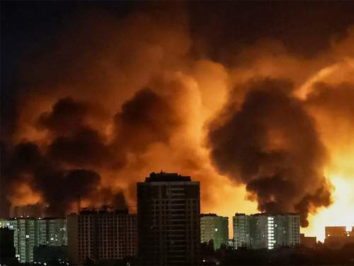 Ад на Украине: в Одессе зашкаливает радиация, горят ГЭС, ТЭС и ж/д узлы (ФОТО, ВИДЕО)