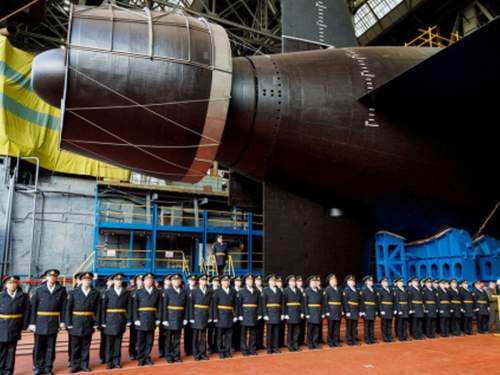 &laquo;Оружие Франкенштейна&raquo; для &laquo;Посейдона&raquo;: АПЛ &laquo;Хабаровск&raquo; спустили на воду (ВИДЕО)