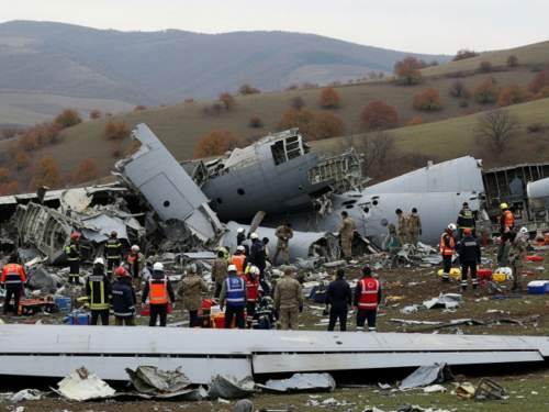 У границ Грузии разбился турецкий военный самолет C  130 «Геркулес» (ВИДЕО)