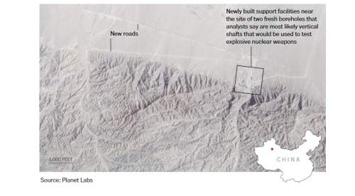 The Washington Post: Китай тайно испытал ядерную бомбу на полигоне (ФОТО)