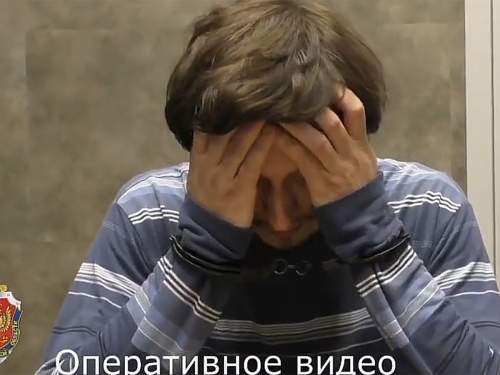 Житель Тульской области расплакался, услышав приговор за диверсию (ВИДЕО)