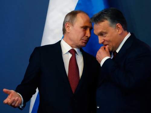 &laquo;Просто фарс&raquo;: венгров шокировал переводчик на переговорах Путина и Орбана