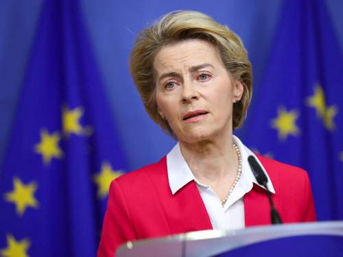 СМИ: Фон дер Ляйен запретила лидерам ЕС покидать саммит ради Зеленского СМИ: Фон дер Ляйен запретила лидерам ЕС покидать саммит ради Зеленского