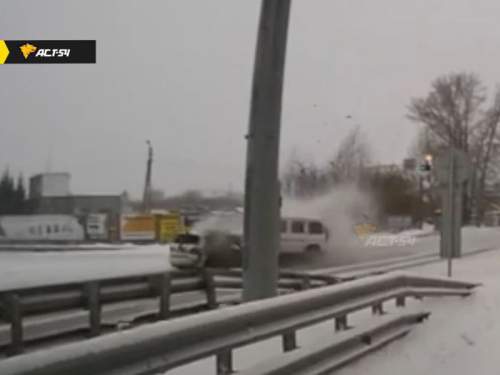 Под Новосибирском лихач на «Гелендваген» убил 6 человек, вылетев на красный свет (ВИДЕО)