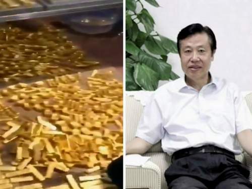 У экс-мэра Гуанчжоу нашли в подвале дома 13,5 тонн золота и 286 млрд юаней (ВИДЕО)