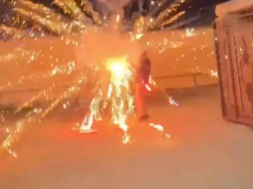 Россиянин едва не лишился руки при запуске пиротехники в Грузии (ФОТО, ВИДЕО)