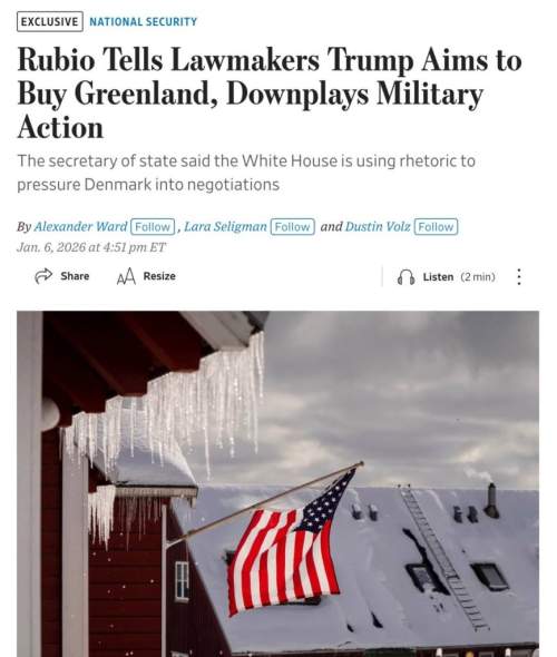 Times раскрыл четыре сценария присоединения Гренландии к США