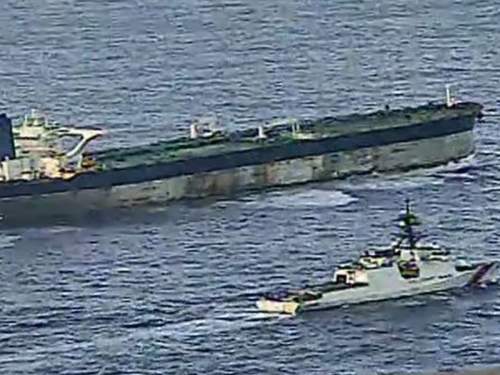 Опубликовано видео захваченного российского танкера Marinera (ВИДЕО)