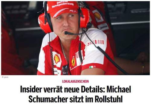 Daily Mail: Шумахер, разбившийся в Альпах в 2013 году, больше не прикован к постели и передвигается на коляске