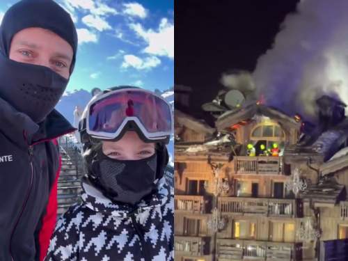 Максим Галкин* может прервать отдых с детьми в Куршевеле из-за пожара в отеле (ФОТО, ВИДЕО)