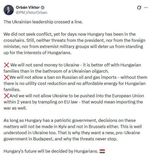 «Деньги не осядут в туалете украинского олигарха»: Орбан жестко поставил Киев на место