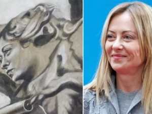 «Велел Ватикан»: в Италии стерли «лицо Мелони» с фрески в римской церкви (ФОТО)