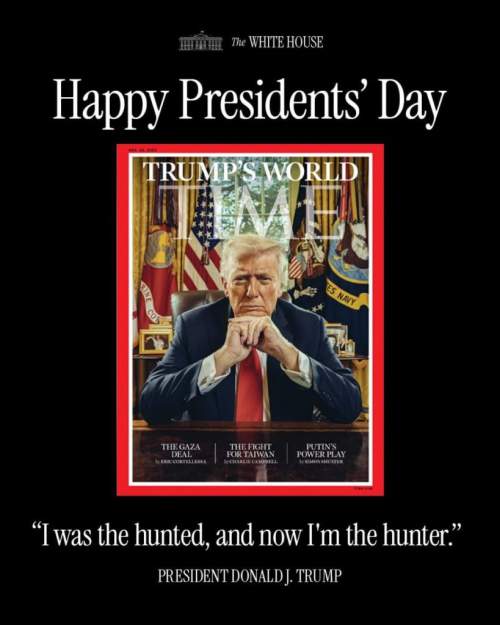 «Я был жертвой, а теперь я охотник»: Белый дом поздравил Трампа с Днем президентов (ФОТО)