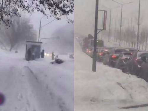 Аномальные снегопады: под Липецком рухнула крыша завода, в Москве задержаны рейсы (ФОТО, ВИДЕО)