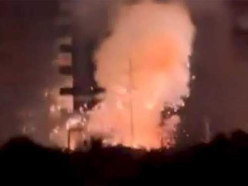 Удар иранского дрона по башне в Дубае попал на видео (ВИДЕО)