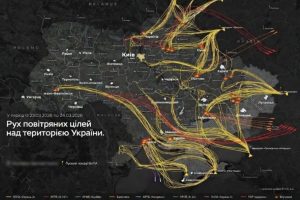 В Сети появилась схема ночного удара ВС РФ по Украине (ФОТО, ВИДЕО)