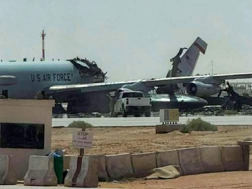 СМИ: Иран уничтожил самолет США за $500 млн (ФОТО) СМИ: Иран уничтожил самолет США за $500 млн (ФОТО)