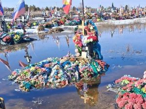 Затопленная «Аллея славы» в Челябинской области с могилами бойцов СВО ужаснула россиян (ФОТО) Затопленная «Аллея славы» в Челябинской области с могилами бойцов СВО ужаснула россиян (ФОТО)