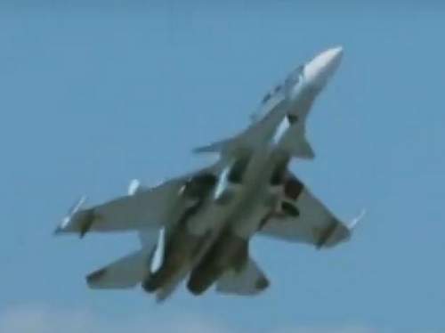 В Крыму разбился истребитель Су  30