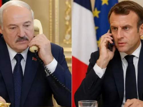 Стало известно зачем Макрон срочно звонил Лукашенко после удара &laquo;Орешника&raquo; по Киеву